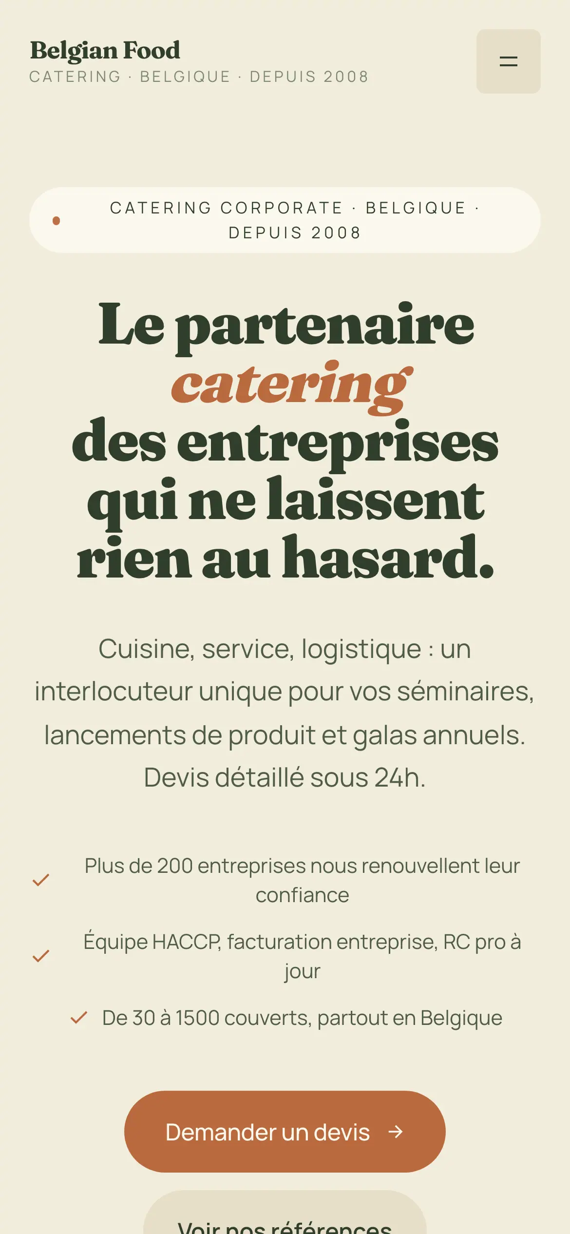 Belgian Food, mobile