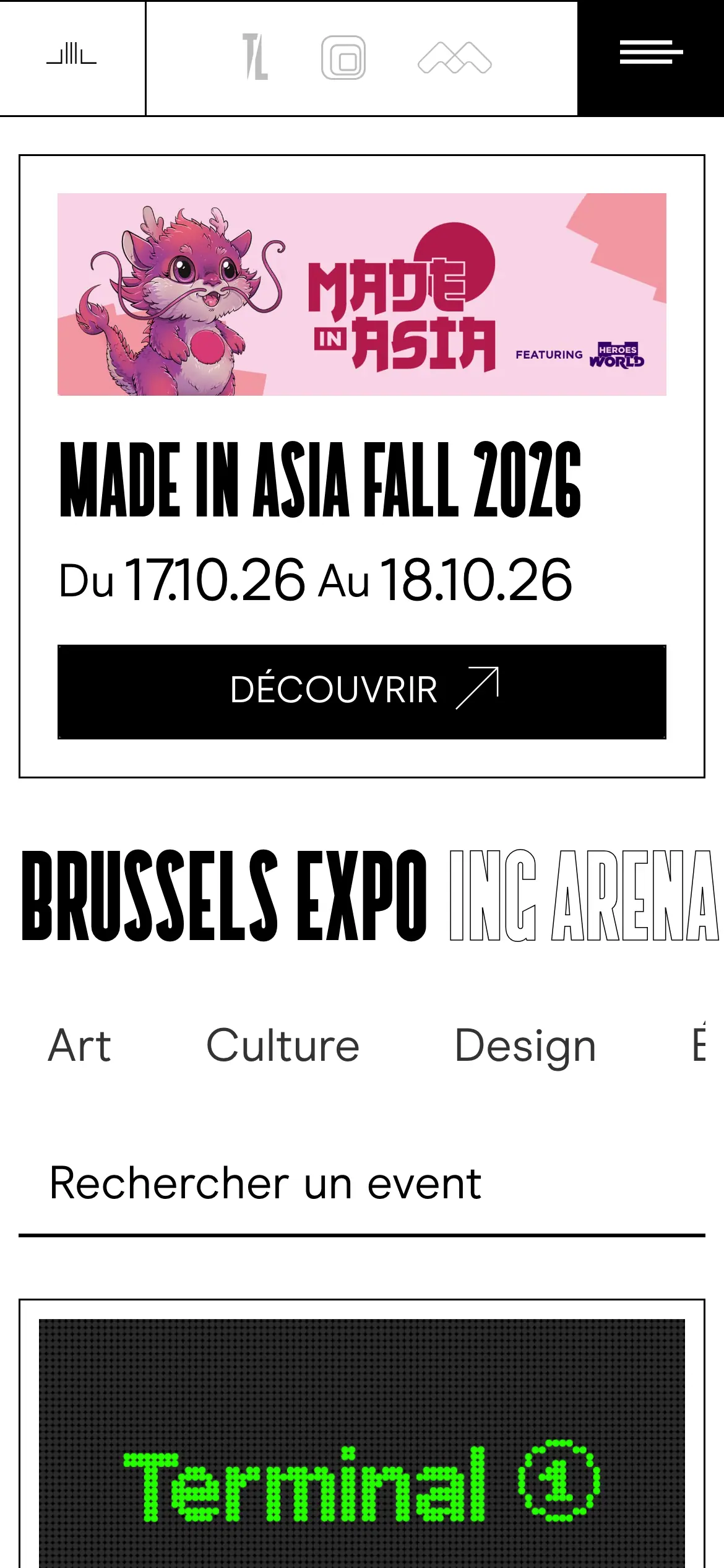 Brussels Expo, mobile