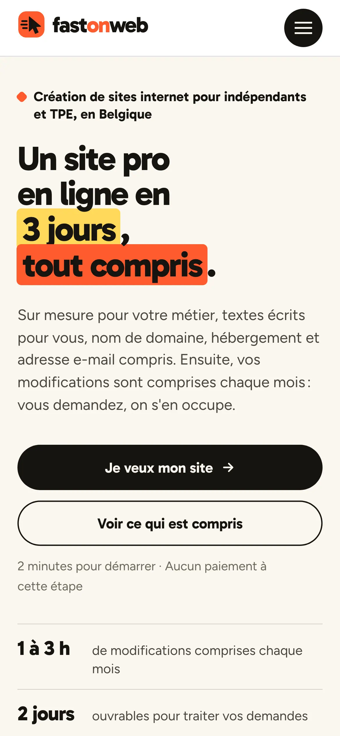 Fast On Web, mobile
