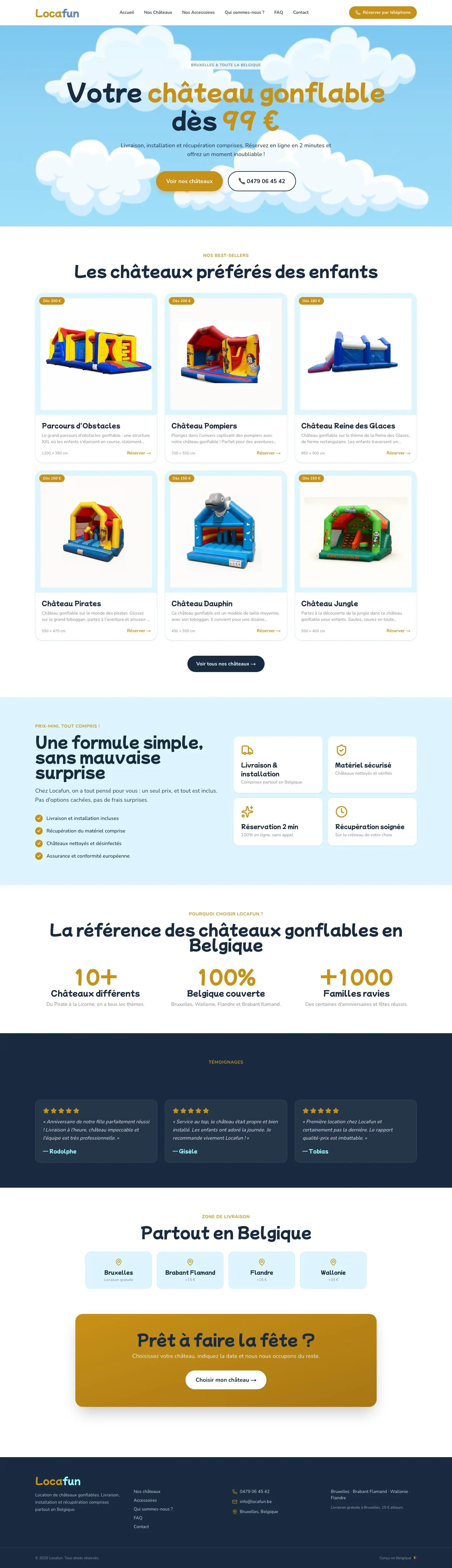 Locafun, la page entière