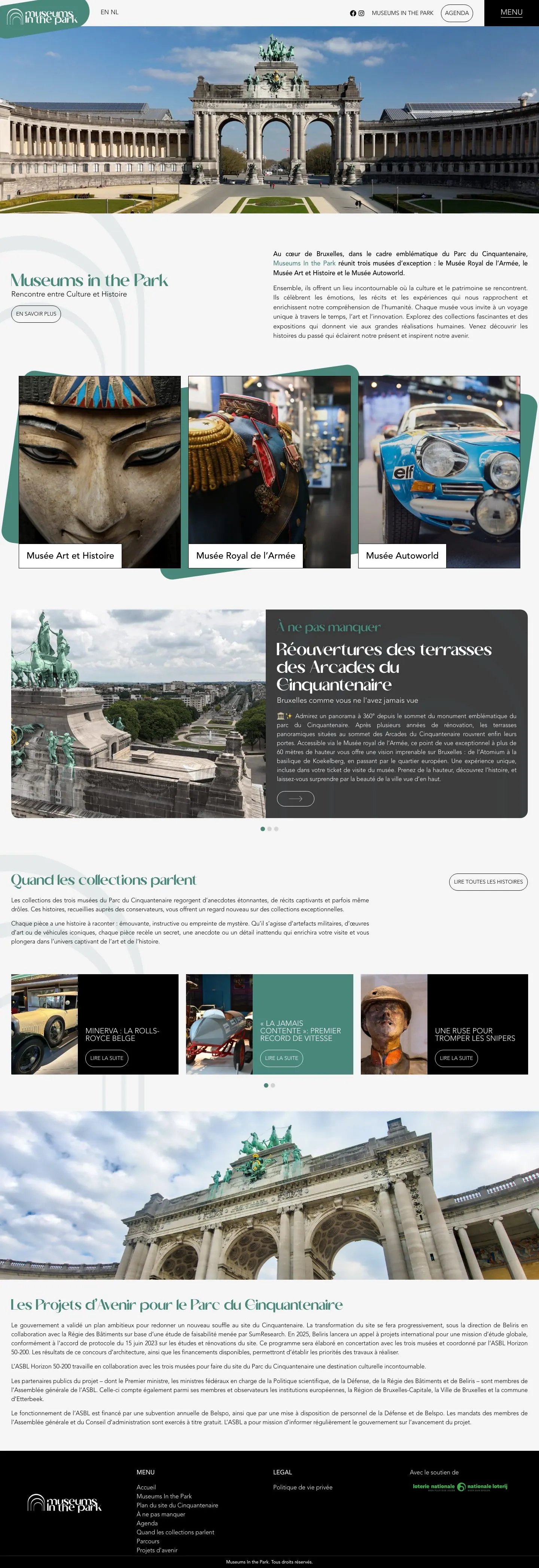 Museums in the Park, la page entière