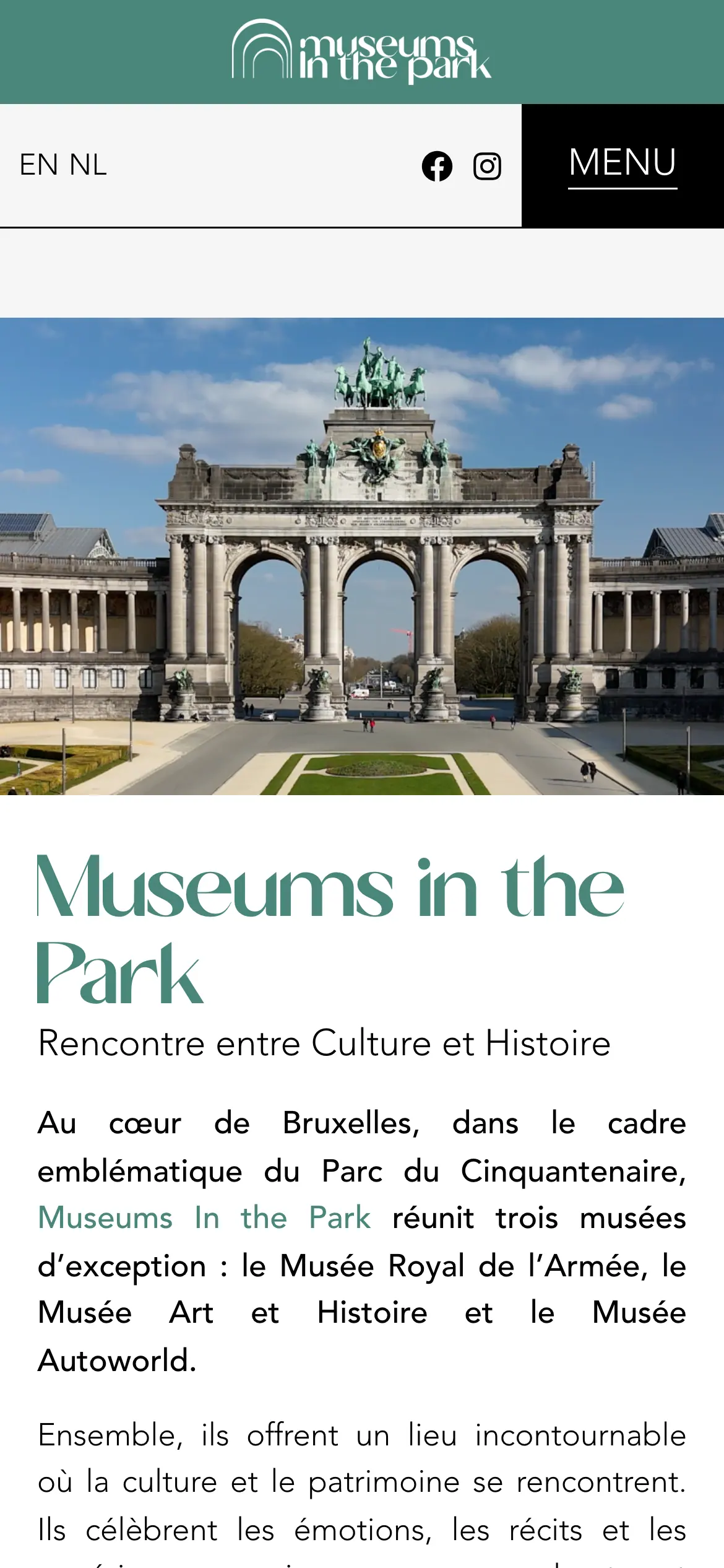 Museums in the Park, mobile