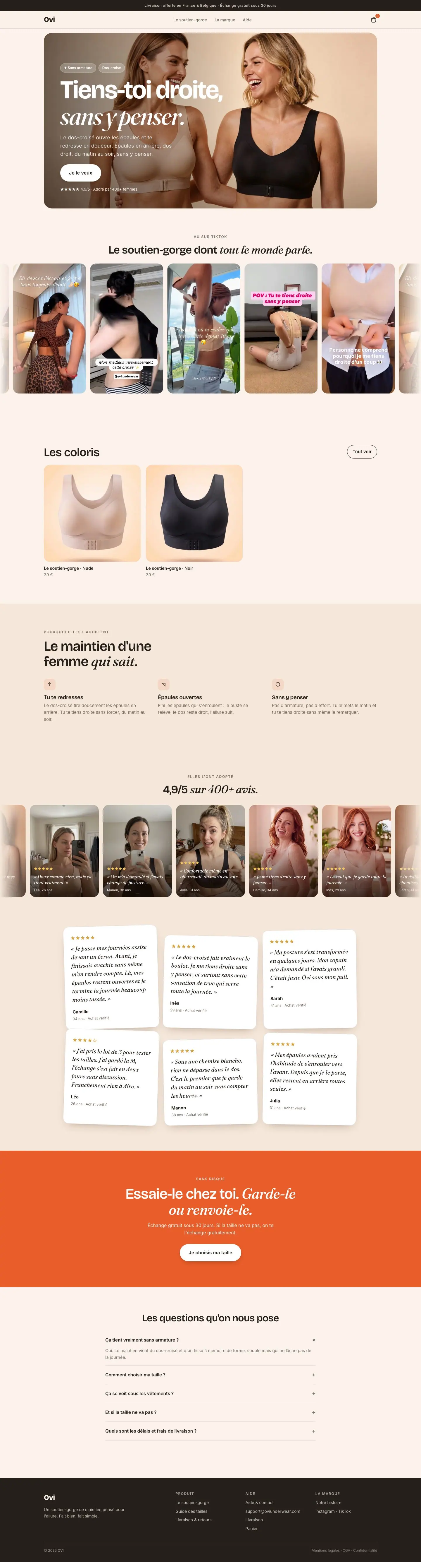 Ovi, la page entière
