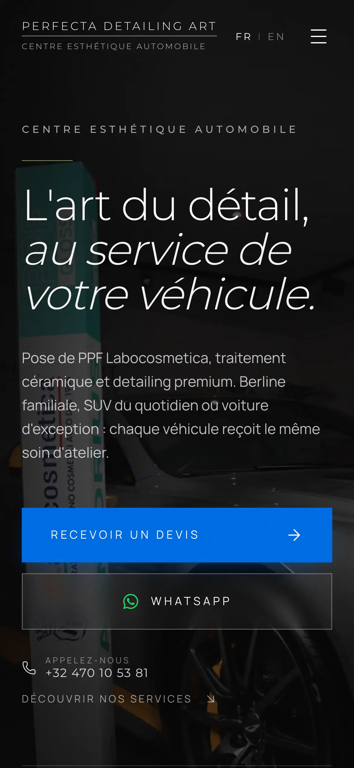 Perfecta Detailing Art, mobile